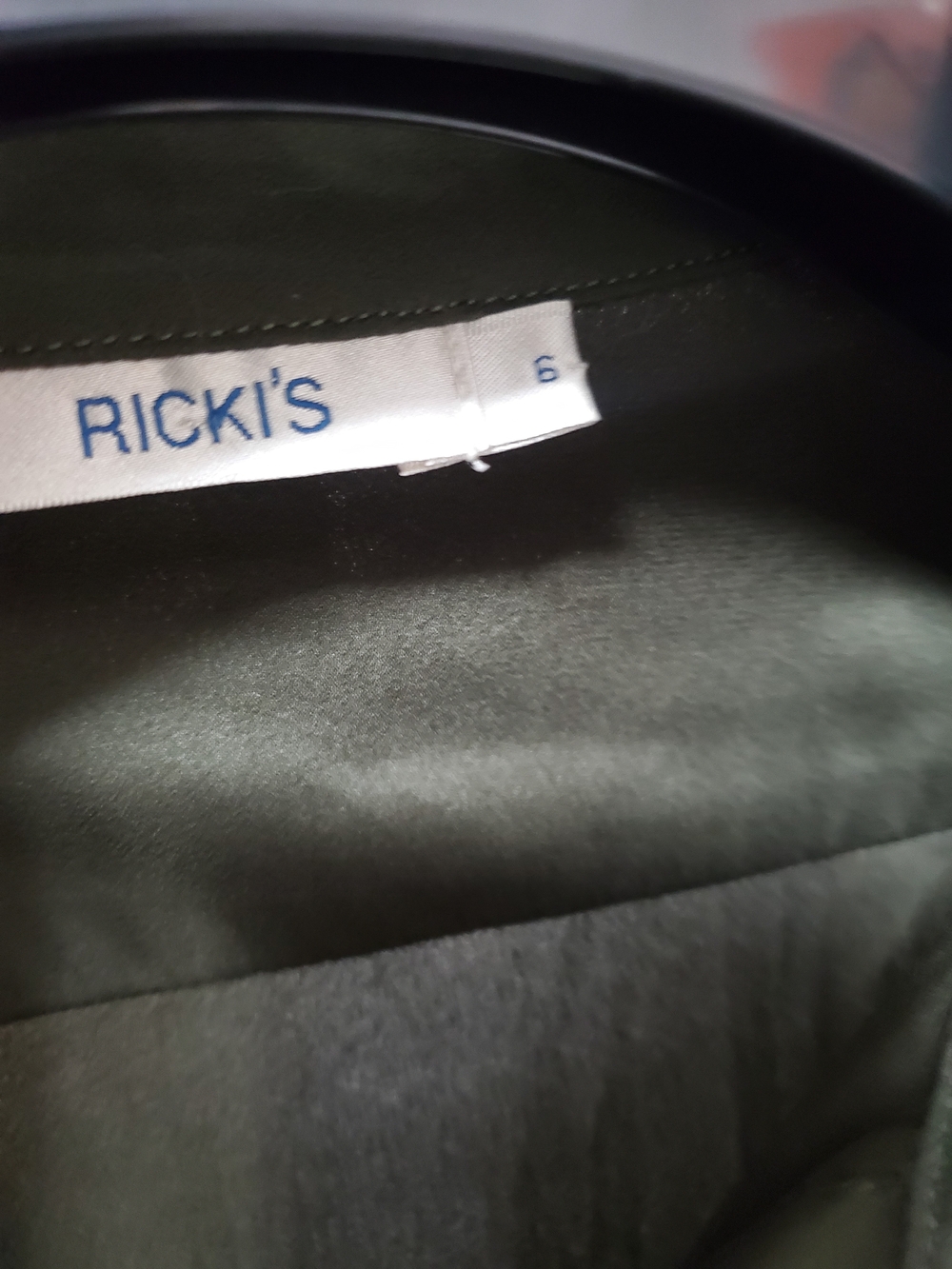 Olive Button-Down Utility Shirt - Picture 3 of 6
